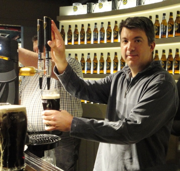 Pouring the Perfect Pint at the Guinness Academy